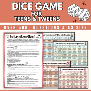 Roll & Laugh - Printable Dice Game for Kids and Family Game Night